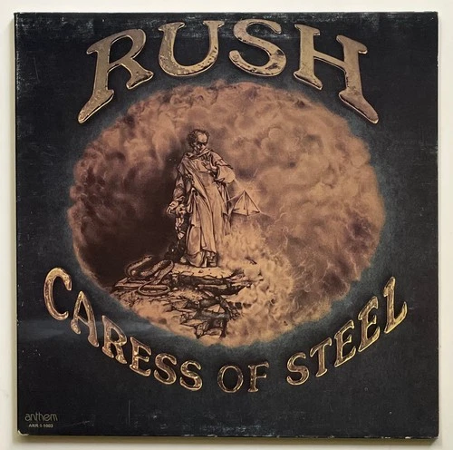 NEAR MINT Vtg RUSH Album CARESS OF STEEL Record 1978 PRESSING Vinyl Lp OG ANTHEM