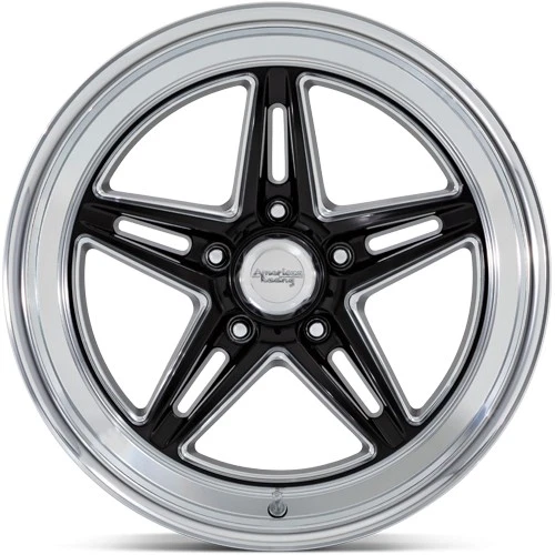 American Racing VN514 Groove 18x7 5x4.5" +0mm Black/Milled Wheel Rim 18" Inch Foto 4 de 4