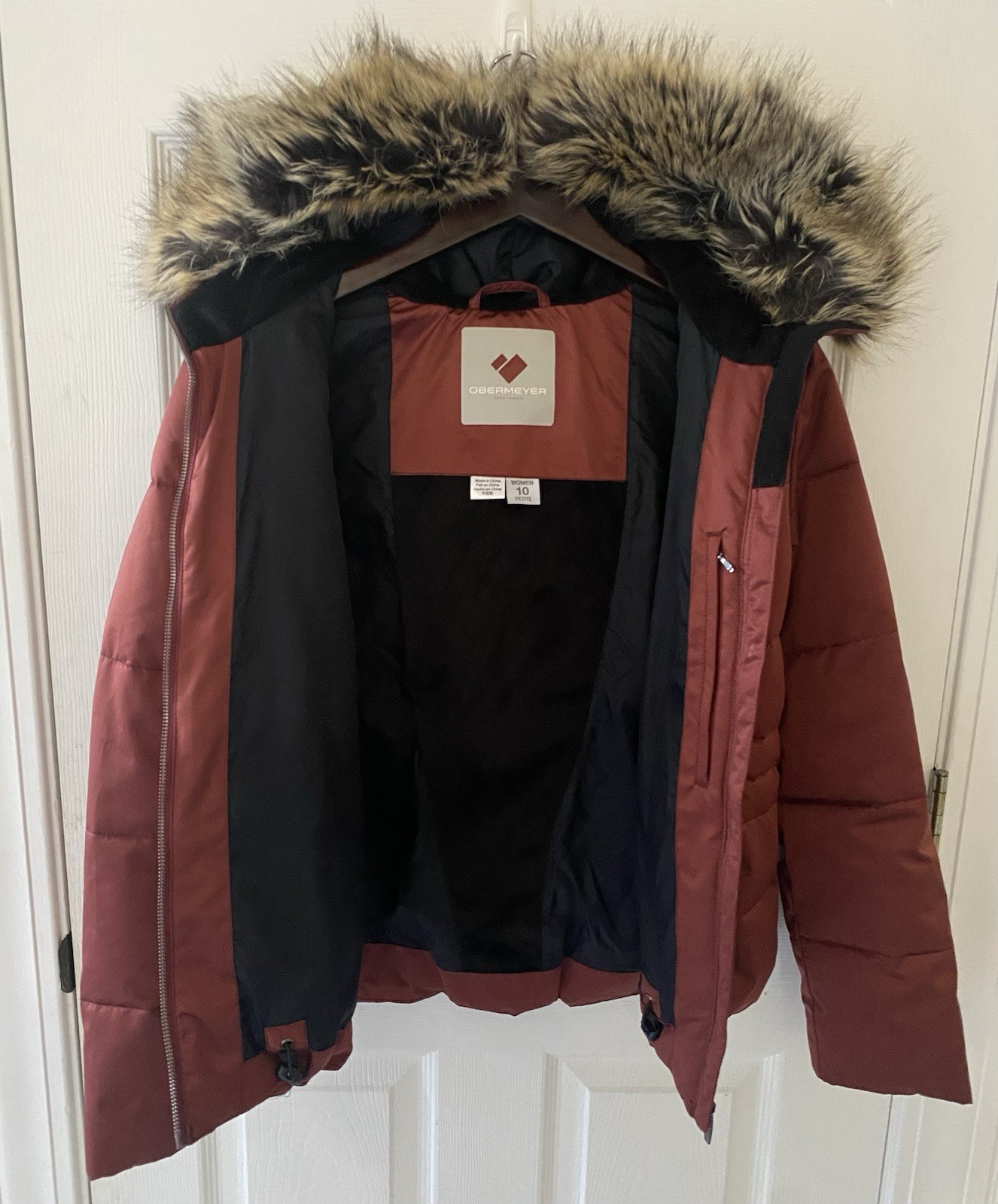 $349 Obermeyer Bombshell Ski Jacket Copper Wine F… - image 6