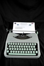 Professionally Restored 1960 Hermes Rocket ELITE Typewriter WARR New Platen thumbnail