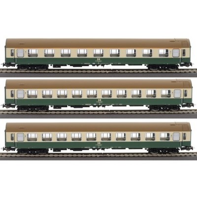 Piko 58278 H0-3er Set Personenwagen Typ Y, DR, Ep.IV H0 + Neu