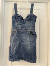 GUESS Vintage Denim Bodycon Dress Size Medium