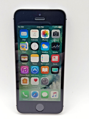 Apple iPhone SE A1662 32GB - Space Gray WiFi + Cellular MP8A2LL/A *No AC/SIM*