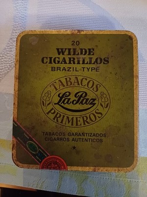 Zigarettendose -  20 wilde Cigarillos Brazil-Type  ''Tabacos Primeros La Paz''