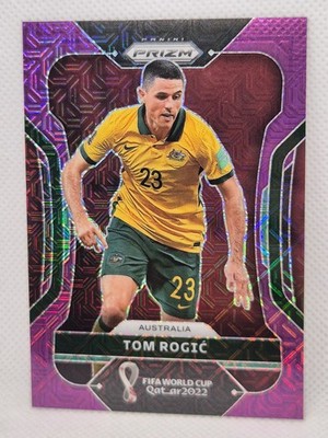 #/49  Tom Rogic Australia 2022 Panini World Cup PURPLE Prizm!