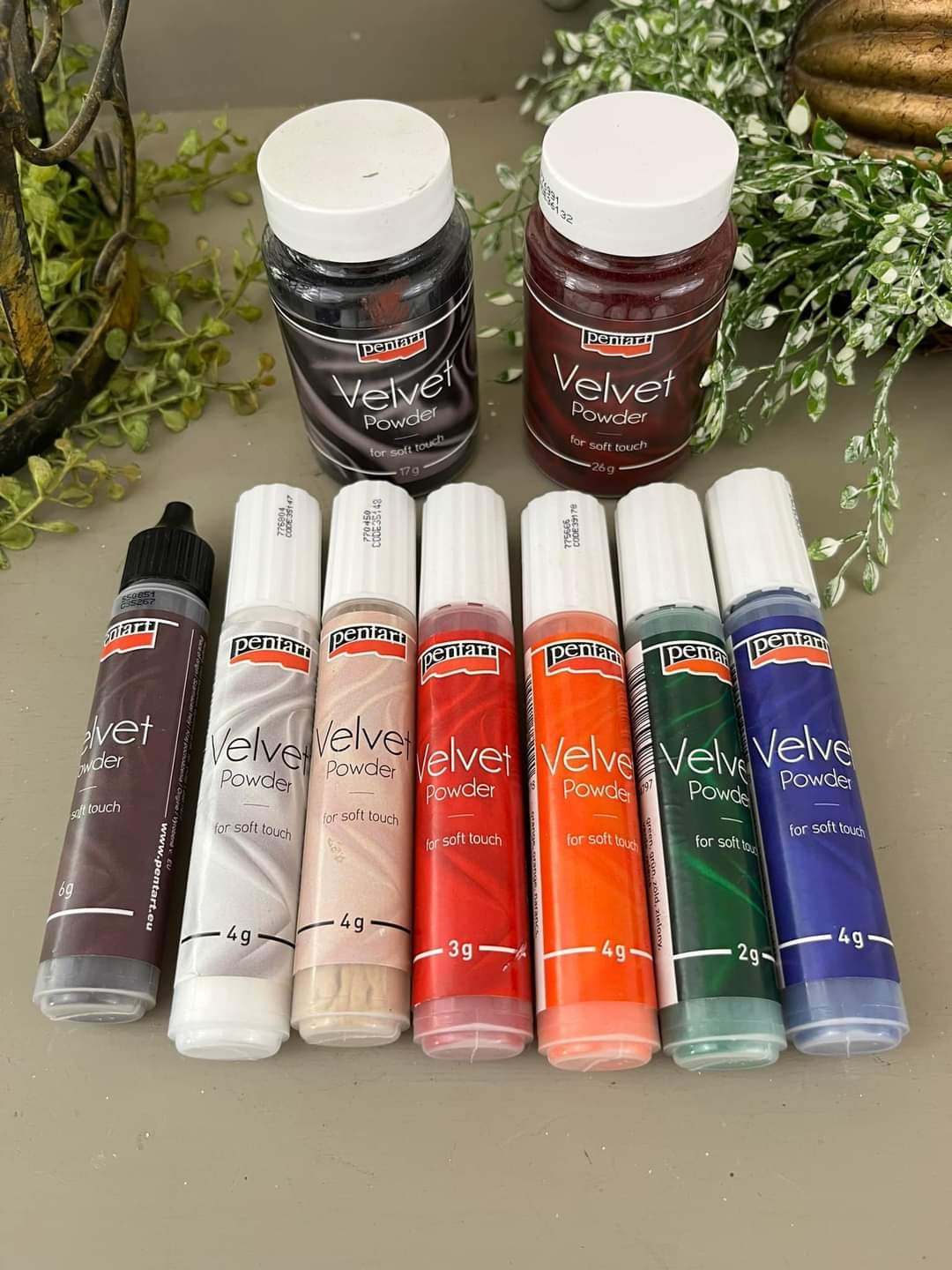 Garnet Red Velvet Powder | Pentart | Craft & Mixed Media