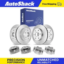 Front Rear Brake Rotors Calipers for Chevy Express 1500 GMC Savana 1500 V6