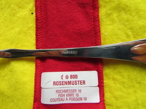 Rosenmuster Pattern Single 10 Serving Pieces Robbe & Berking 800 Silver Germany - Picture 18 of 47