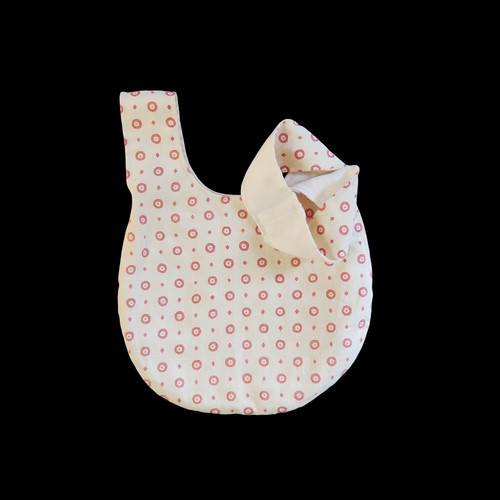 Bolso de nudo japonés reversible de tela de diseñador de alta gama hecho a mano - Imagen 6 de 7