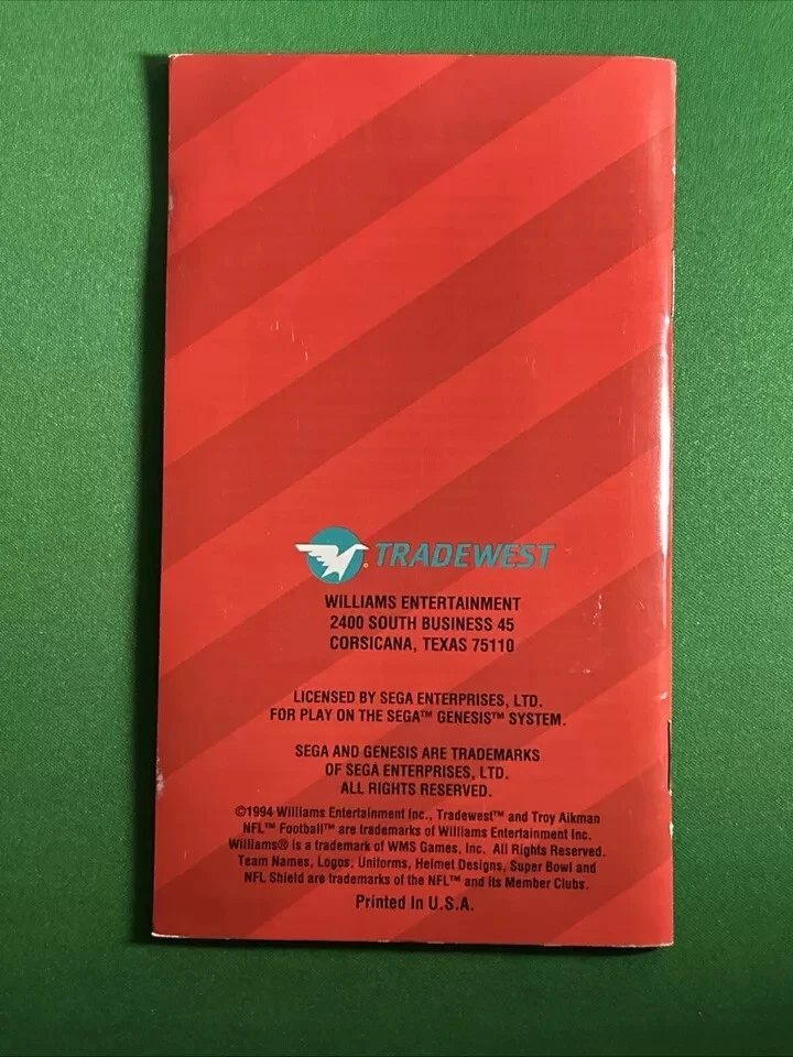 6 Sega Genesis Game Manuals Lot - Manual Only - No Game - No Case - Image 4 of 4