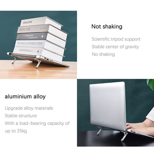 2PCS Foldable Notebook Keyboard Stand Riser Feet Nonslip Laptop Holder - Bild 6 von 10