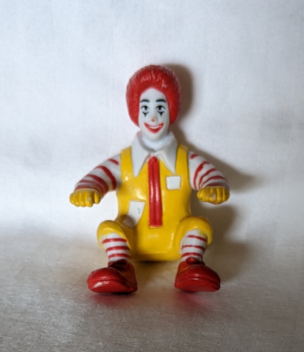 1991 Vintage McDonalds Happy Meal Ronald McDonald Sitting