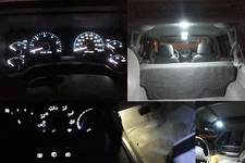 White LED Interior Dash Gauge Cluster Light Upgrade Kit for Jeep XJ Cherokee