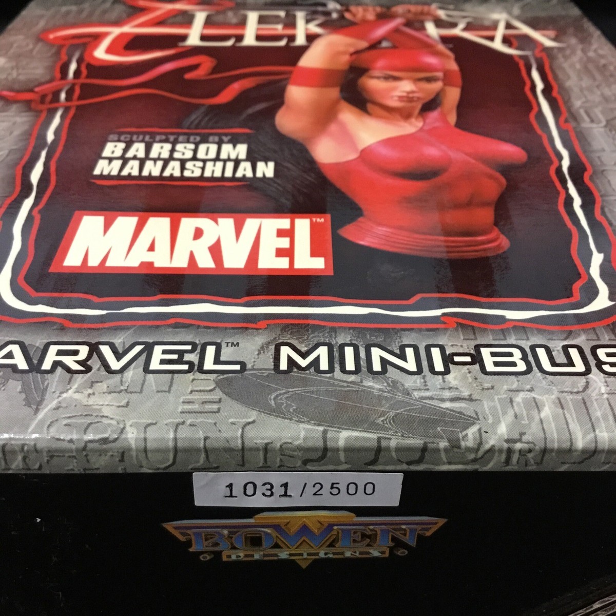 Bowen Designs Elektra Mini Bust #1031/2500 *Marvel Sample