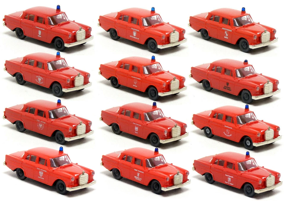 Brekina MB Mercedes Benz 190 W110 Limousine KdoW ELW Feuerwehr Auswahl 1:87 H0