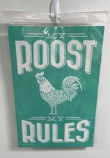 NEW “My Roost My Rules” Chalk Couture Chalk Transfer Stencil Size C Retired