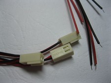 200 pcs 2510 Pitch 2.54mm 2 Pin Female Connector with 26AWG 30cm Leads Cable New