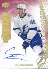 2022/23 Upper Deck Premier #110 Cole Koepke Autograph Base Parallel HARD SIGNED