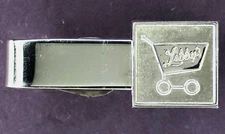 C1960s Libby's Grocery Cart Advertising Tie Clip Bar Robbins Co Attleboro MA