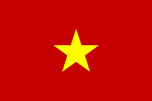 Vietnam Fahne Flagge Hissflagge Nationalfahne mit Ösen ca 150x90 cm - Bild 1 von 1