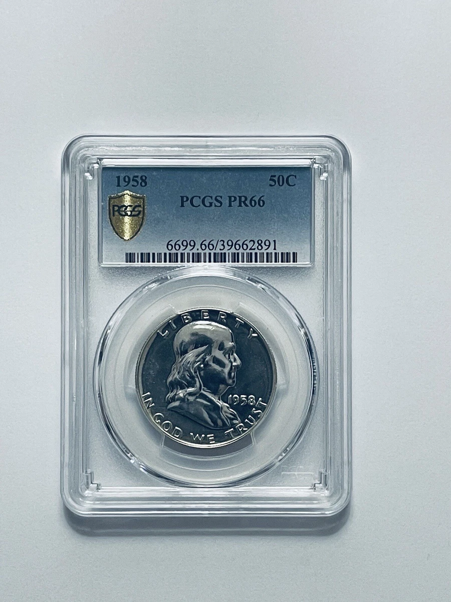 PR 66 Graded 1958 Franklin Half Dollars (1948-1963) for sale | eBay