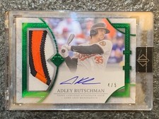 2024 Topps Transcendent Adley Rutschman Sick Patch Auto /5 Orioles