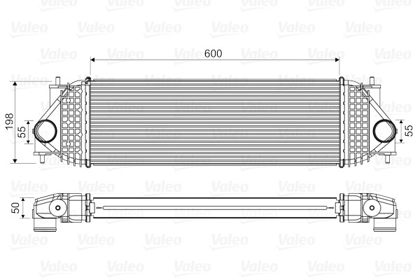 VALEO 818662 Intercooler, charger for SUZUKI