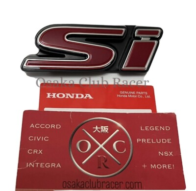 #ad New OEM 06 08 Honda Civic Si Front Grille Emblem Badge 07 FA5 FG2 75732 SVB A01 $65.55