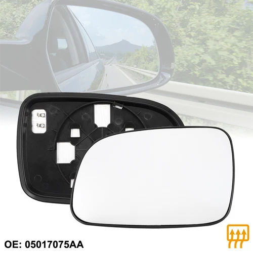 Car Rearview Driver Left Side Heated Mirror Glass Replacement for Jeep Cherokee