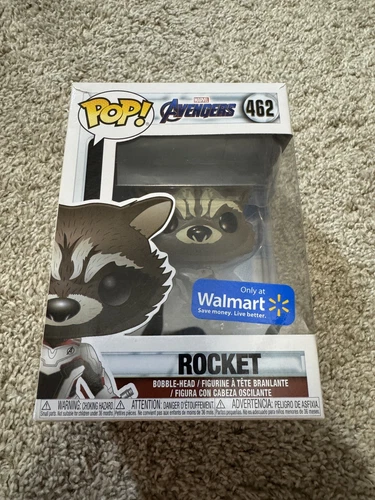 Funko Pop! Vinilo: Marvel - Rocket - Walmart (Exclusivo) #462