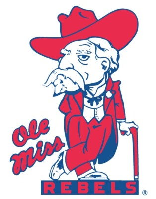 #ad Ole Miss Rebels Throwback Logo All Weather Vinyl Sticker Decal $3.84