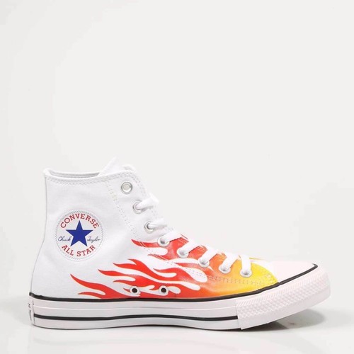 white converse flames