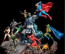 Darkseid vs. Justice League Resin Sculpture Statue Model Kit Unpainted Unassembl