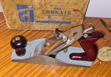 One Cosair 9" Iron Smooth Plane Mint In Box Tool O.S.S. Great Neck Saw Mfg. NY