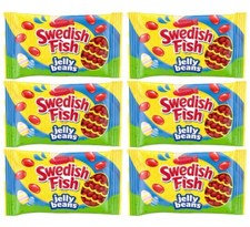 Jelly Beans Swedish Fish,  10oz - 6 Pack