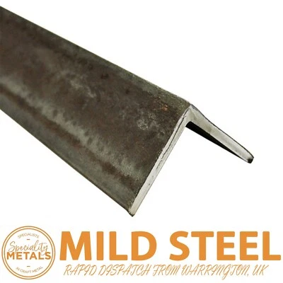 Speciality Metals 60mm x 60mm x 6mm | Mild Steel Metal Angle Strip Iron Section