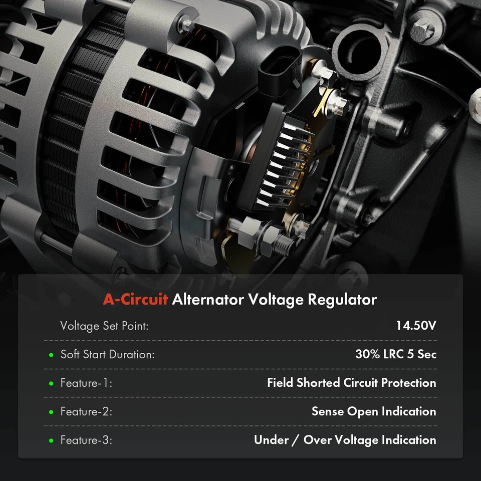 A-Premium Alternator Voltage Regulator for Nissan Sentra Versa Murano Infiniti - Image 2 of 4