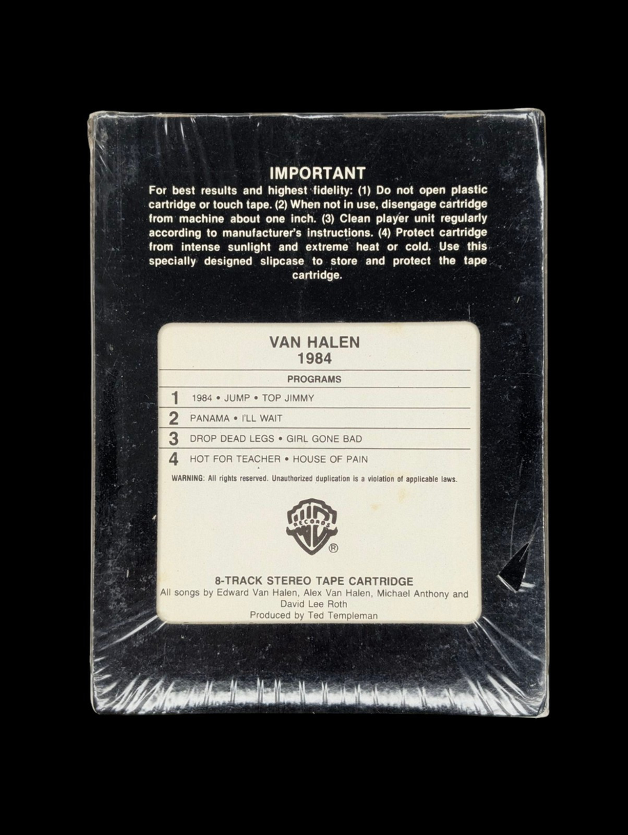 SEALED, Van Halen – 1984 W8-23985, 8-Track Cartridge, Club Edition