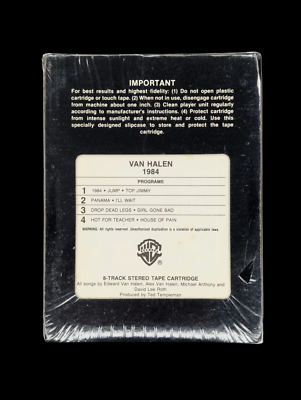 SEALED, Van Halen – 1984 W8-23985, 8-Track Cartridge, Club Edition