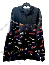 Moebius Men's Size 2XL Zip  Front Hoodie Jacket w/Front Zip Slant Pockets
