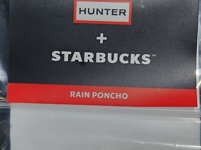 ★Starbucks x Hunter★Light Rain Poncho(限定,防水,軽量) Ivry Starbucks x Hunter Light Rain Poncho Ivory | eBay