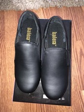 Balera Black Slip On Dance Tap Shoes Girl s Size 8.5 AM Slip On