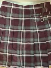 School Girl Skater Plaid Pleated Mini Skirt NWT Plus Sz 20