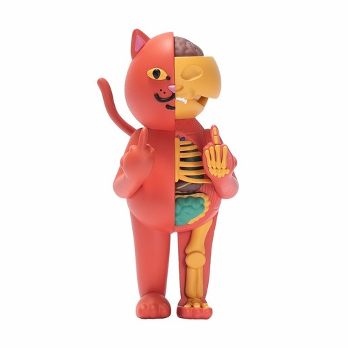 RipNDip Lord Nermal Cat 14” R Nerm Æ-09 Devil Red Vinyl Figure Limited Kaws  - Picture 1 of 4