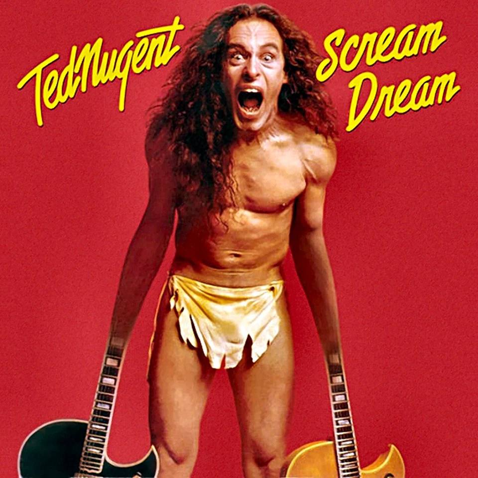 TED NUGENT Scream Dream BANNER HUGE 4X4 Ft Fabric Poster Tapestry Flag album art - Image 2 of 3