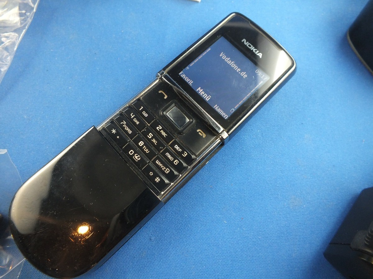 Original Nokia 8800 d Sirocco BLACK Edition OVP UNLOCKED Schwarz 
