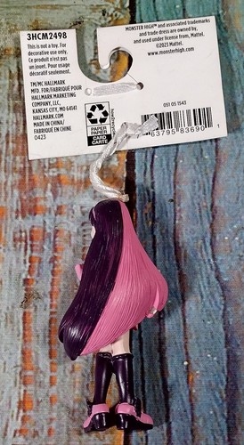 Hallmark Ornament Marvel - Monster High - DRACULAURA - New, Chipped Hair - Picture 3 of 4