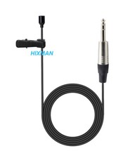 HIXMAN LM2-L6 Omni Lavalier Laple Mic For LINE6 Wireless system 6.35mm TRS Black