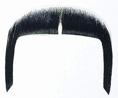 ORLOB KARNEVAL GMBH Mafiosi-Bart schwarz Klebebart Karneval Fasching Klebestreifen