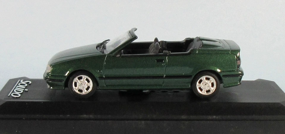 SOLIDO 1991 Renault 19 Cabriolet (Green Met.) 1/43 Scale Diecast Model NEW RARE! - Image 4 of 4